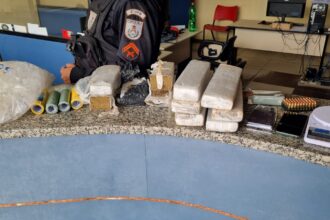 Um preso e mais de 8 kg de maconha apreendidos durante operação da PM em São Fidélis