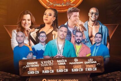 Anunciada programação de shows nacionais da Expo Barra 2024