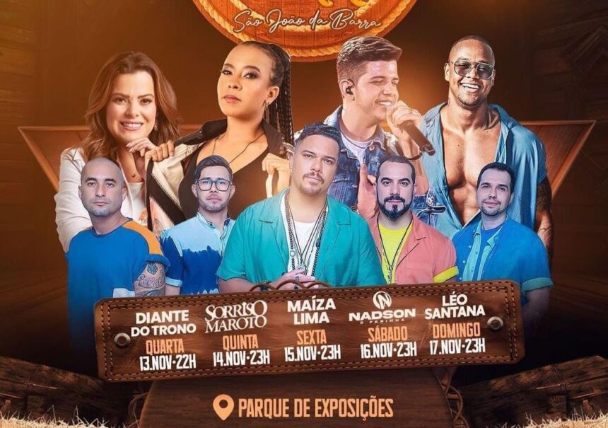 Anunciada programação de shows nacionais da Expo Barra 2024