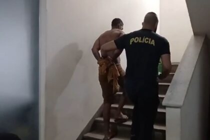 Homem é preso suspeito de agredir companheira com socos e chutes; vítima chegou a ser socorrida para o HFM