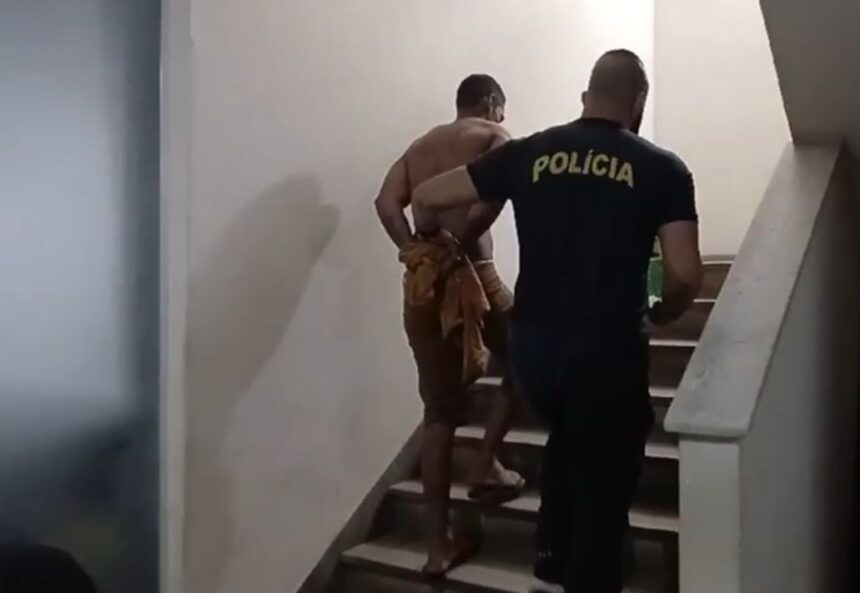 Homem é preso suspeito de agredir companheira com socos e chutes; vítima chegou a ser socorrida para o HFM