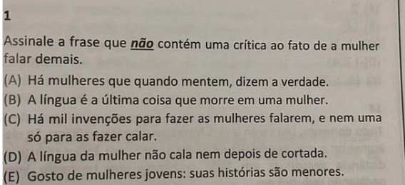 Questão do concurso da Prefeitura de Macaé é anulada por conteúdo machista