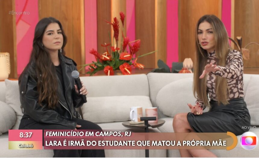 No “Encontro com Patrícia Poeta”, irmã revela rotina de violência de estudante de medicina que matou a mãe atropelada
