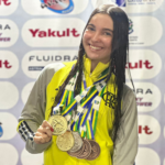 Campista Nicole de Thuin conquista 6 medalhas no Campeonato Brasileiro de Natação