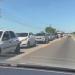 BR-101, em Campos, registra grande fluxo de veículos retornando à cidade