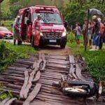 Homem morre após cair de moto em córrego na Região Norte de Campos