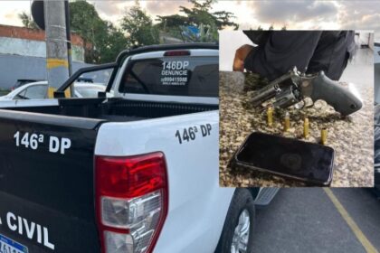 Tentativa de assalto frustrada em Campos termina com dois feridos e um preso