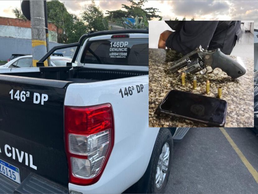 Tentativa de assalto frustrada em Campos termina com dois feridos e um preso