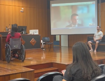 De cadeira de rodas, vítima dispara para Cadu: você quase matou minha família toda!