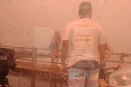 Bombeiros salvam mulher que tentava pular da Ponte da Lapa, em Campos