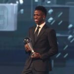 Vini Jr. é eleito o melhor jogador do mundo pela FIFA
