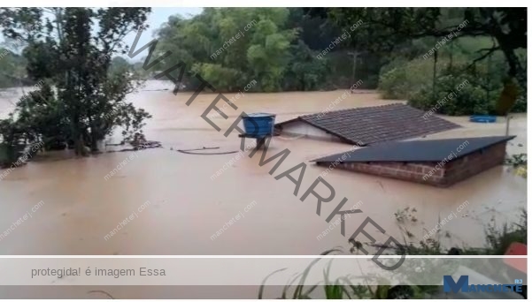 Serrinha, em Campos, registra quase 100 mm de chuva em menos de cinco horas