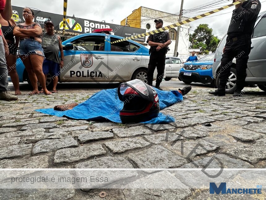 Homem é assassinado a tiros após assaltar salões de beleza no Centro de Campos