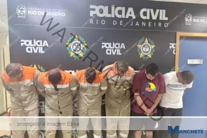 Ladrões que utilizavam uniformes falsos da Light são presos em flagrante roubando cabos no Rio