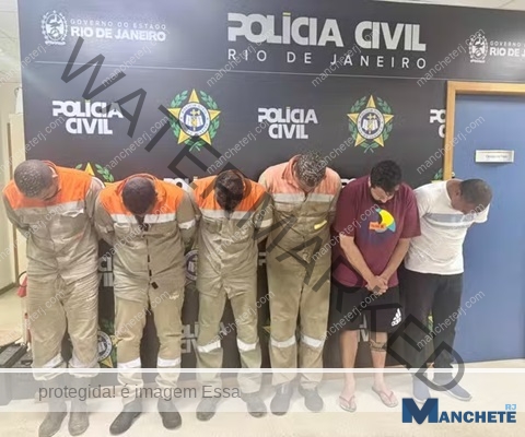 Ladrões que utilizavam uniformes falsos da Light são presos em flagrante roubando cabos no Rio
