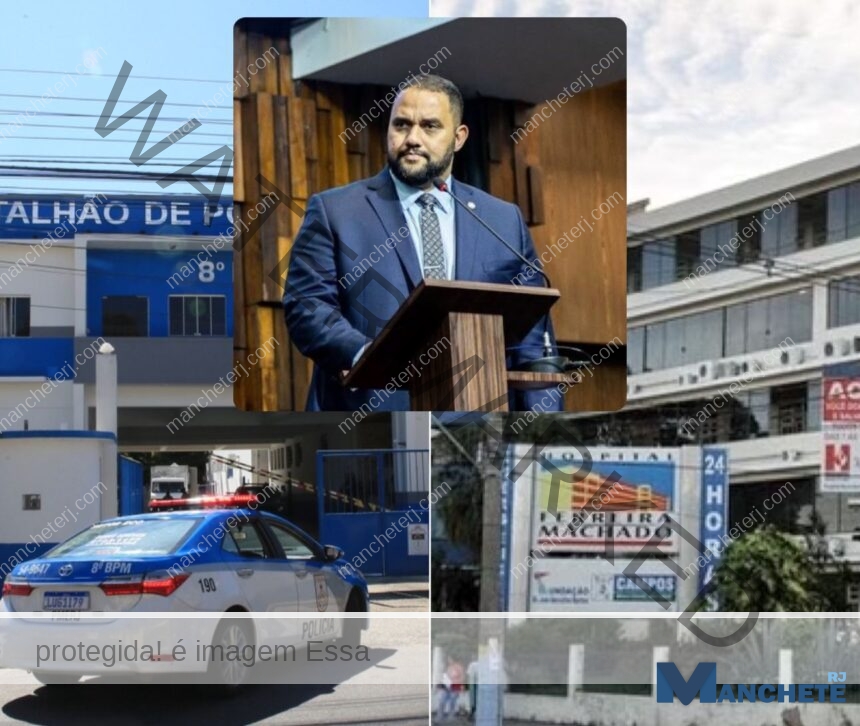 Deputado estadual Thiago Rangel solicita investimentos para 8º BPM e ao Hospital Ferreira Machado, em Campos