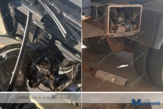 Parque de Exposições de Cardoso Moreira é invadido por criminosos que vandalizaram três caminhões