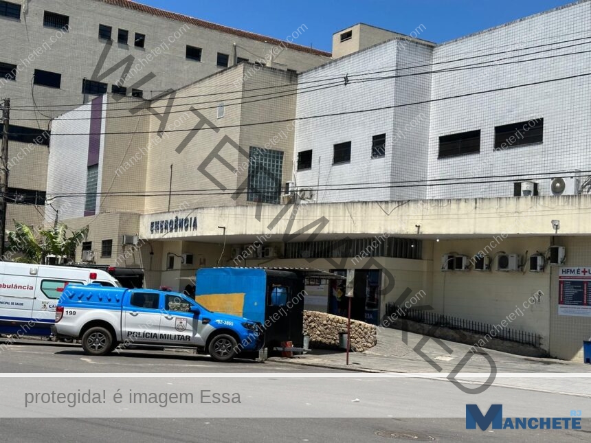 Homem é socorrido para o HFM após ser baleado na cabeça, em Campos