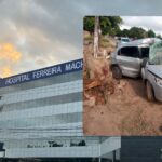 Morre criança de 5 anos que estava em carro danificado por árvore durante acidente, na Baixada Campista