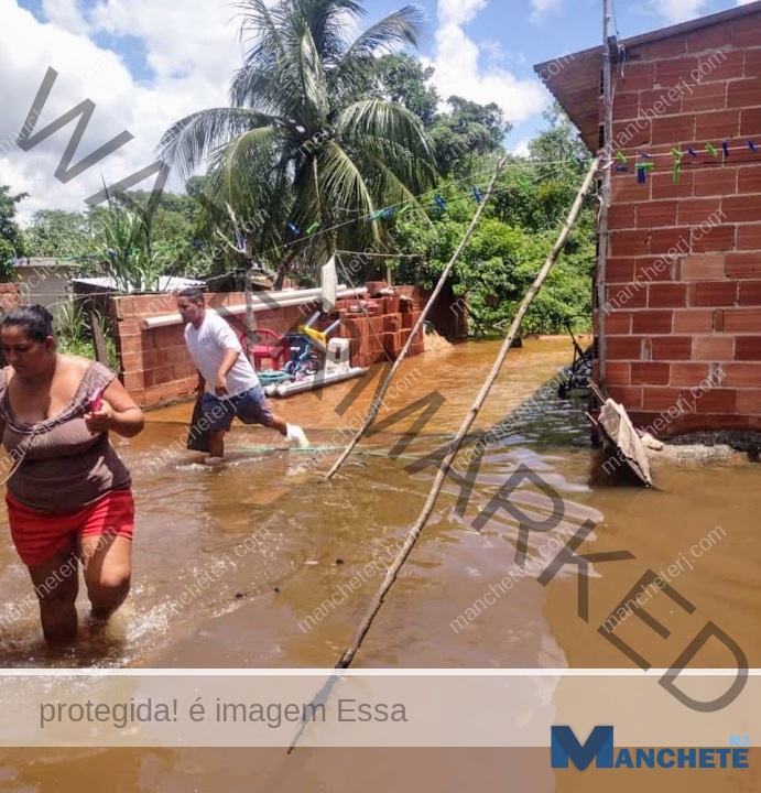 Chuvas afetam mais de duas mil pessoas em São Francisco de Itabapoana; situação de emergência será decretada