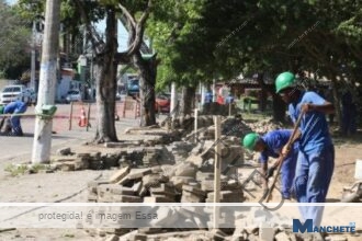 Após período de paralisação, Prefeitura informa que obras de reestruturação na orla de Guarus foram retomadas