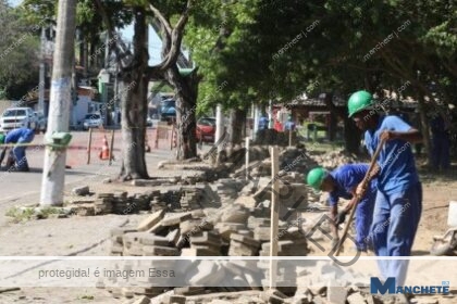 Após período de paralisação, Prefeitura informa que obras de reestruturação na orla de Guarus foram retomadas