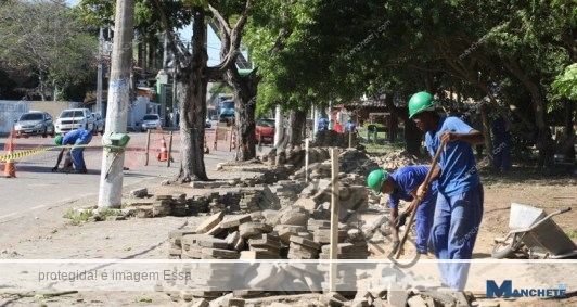 Após período de paralisação, Prefeitura informa que obras de reestruturação na orla de Guarus foram retomadas