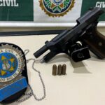 Polícia Civil apreende pistola que jovem utilizou para matar sogro em São João da Barra