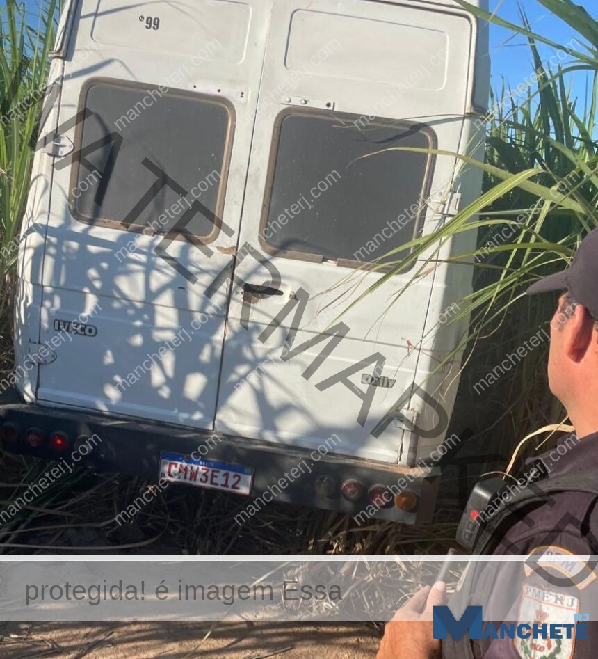 Van roubada em Italva é recuperada por policiais em Travessão