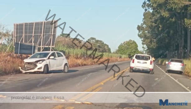 Colisão frontal é registrada próximo ao BPRV, em São Francisco de Itabapoana