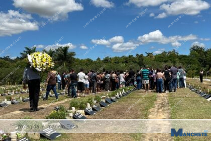 Sepultamento de subsíndico assassinado por condômino acontece sob forte comoção em Campos