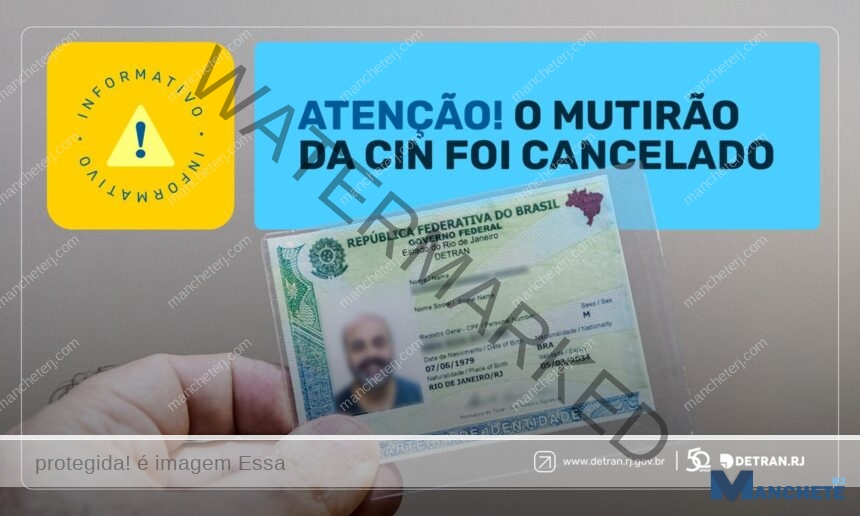 Detran RJ cancela mutirão de identidade sem agendamento nos postos