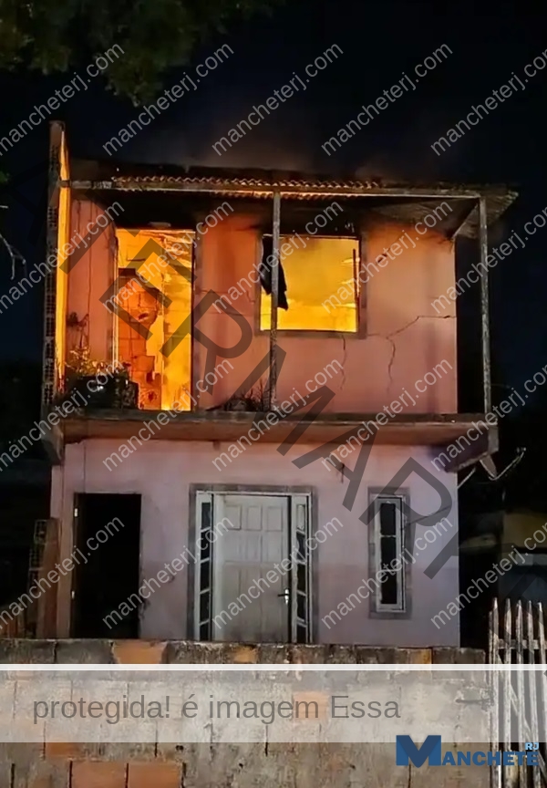 Homem fica ferido após incêndio dentro de residência em SFI
