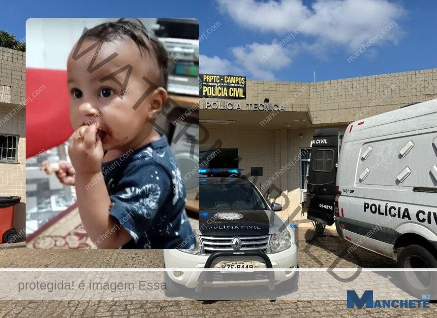 Criança de 1 ano morre após ser atingida na cabeça por portão de ferro em Campos