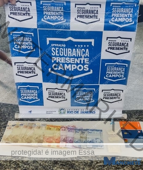 Polícia prende homem em flagrante por furto de cartões em SJB, no centro de Campos