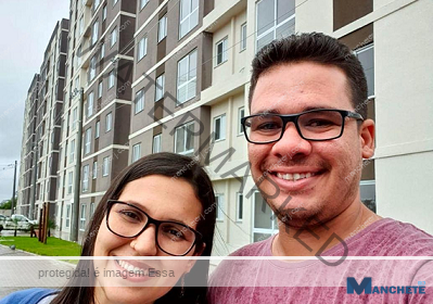 Esposa de subsíndico assassinado fez post comemorando entrega do apartamento