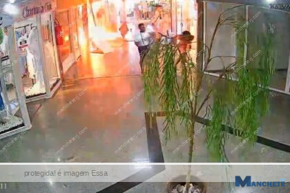 Idoso que estava internado após incêndio em loja no Campos Shopping tem alta