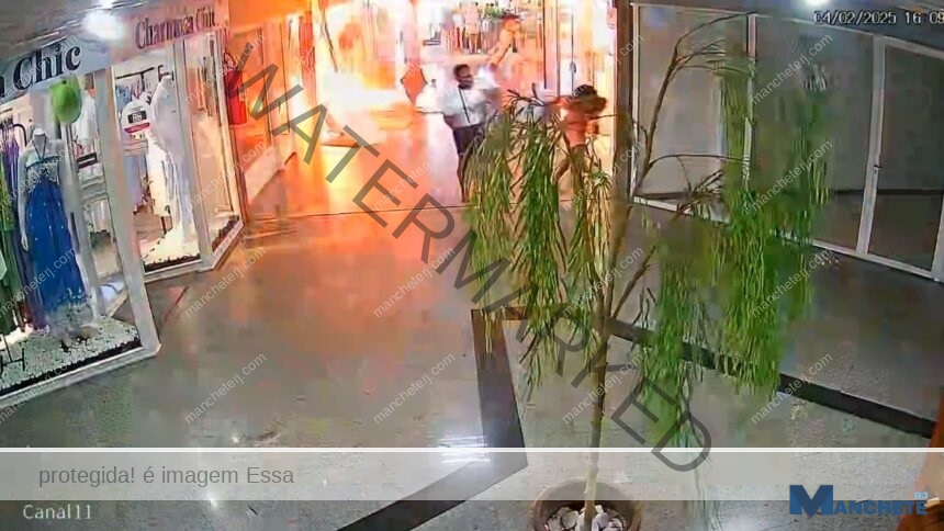 Idoso que estava internado após incêndio em loja no Campos Shopping tem alta