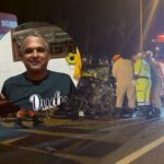 Motorista de van escolar morre no HFM após grave acidente na BR-101, em Travessão