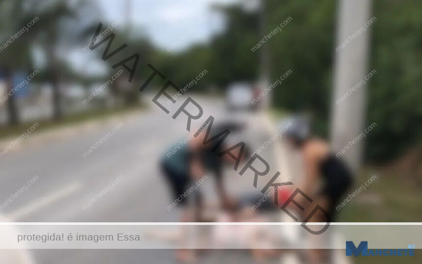 Motociclista morre e mulher fica ferida após grave acidente de moto em Macaé