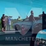 Motociclista é socorrido com ferimentos graves após acidente na BR-101, em Campos