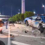 PM morre atropelada após carro desgovernado bater em viatura no Rio