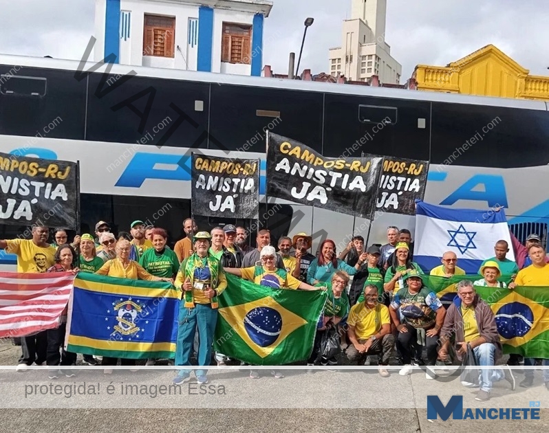 Campistas marcam presença em ato pró-anistia com Bolsonaro, em São Paulo