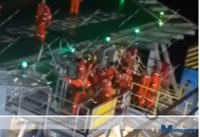 Trabalhador offshore que sofreu acidente em plataforma na Bacia de Campos tem estado de saúde atualizado