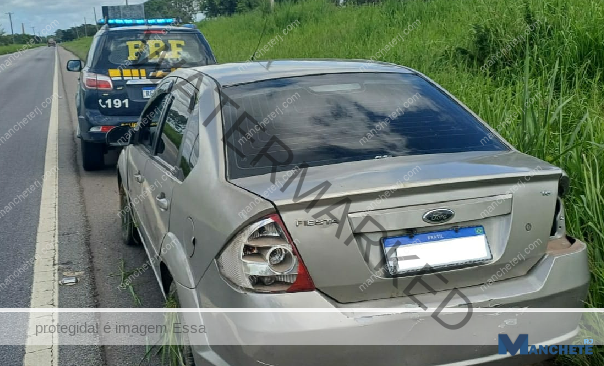 Motorista tenta fugir da PRF, perde controle de carro e acaba detido na BR-356, em São João da Barra