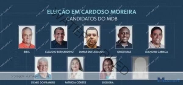 Candidatos a vereador pelo MDB em Cardoso Moreira são condenados por fraude na cota de gênero