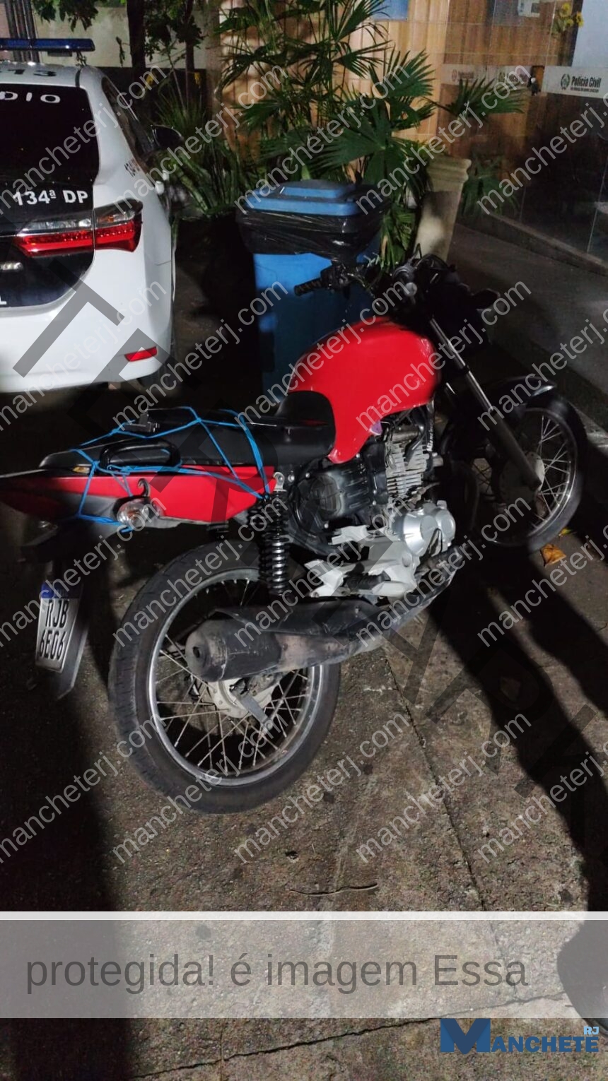 Após reportagem do Manchete RJ, moto roubada é recuperada em Campos