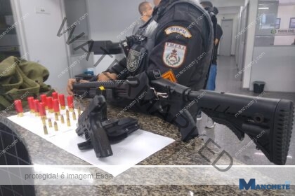 Pai e filho são detidos após denúncia de disparos com arma de fogo em Campos