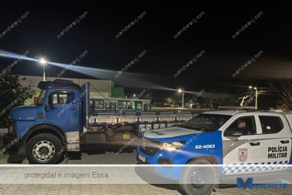 Caminhão furtado em Duque de Caxias é encontrado em São Francisco de Itabapoana