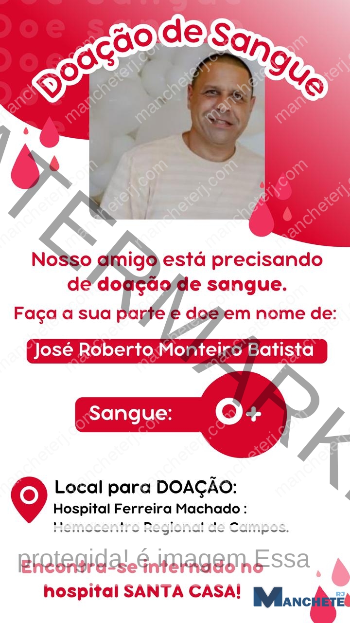 Ex-jogador do Goytacaz sofre atropelamento e necessita de doação de sangue